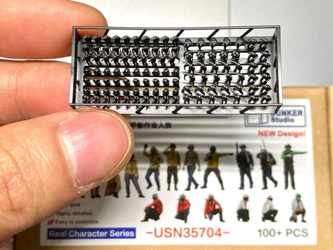 Bunker Studio USN35704 1/350 USN Personnel 4