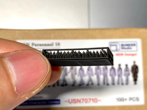Bunker Studio USN70710 1/700 USN Personnel 10