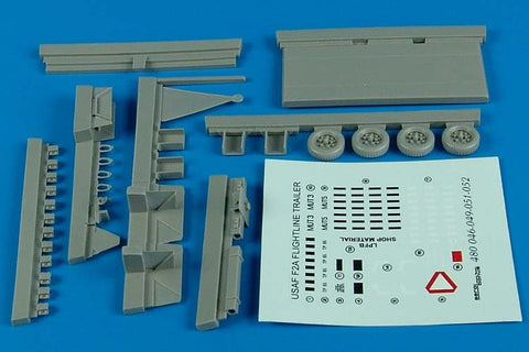 AEROBONUS 480046 1/48 Flightline trailer F-2A (steel platform)