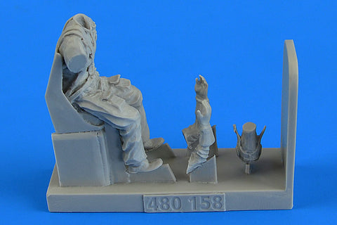 AEROBONUS 480158 1/48 Czechoslovakian Air Force Fighter Pilot with seat for Avia B.534 III. Series (1935-1939) (For EDUARD)