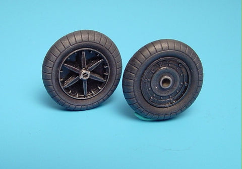 Aires 2005 1/32 Bf 109F wheels & paint masks (For HASEGAWA)