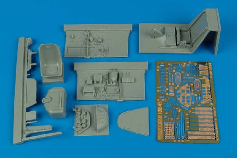 Aires 2104 1/32 Bf 109E-4/E-7 cockpit set (For EDUARD)