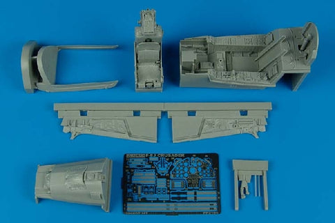 Aires 2106 1/32 F-8J Crusader cockpit set (For TRUMPETER)