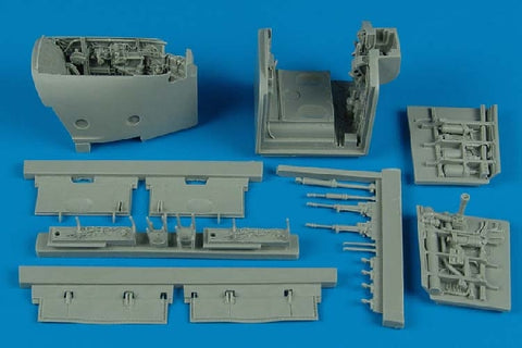 Aires 2116 1/32 AV-8B Harrier II wheel bays (For TRUMPETER)