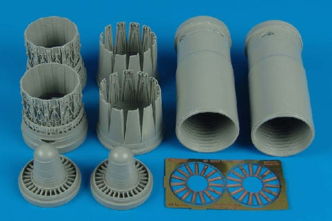 Aires 2118 1/32 EF 2000A Typhoon exhaust nozzles - (late version) (For TRUMPETER)