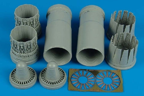 Aires 2119 1/32 EF 2000A Typhoon exhaust nozzles - (early version) (For TRUMPETER)