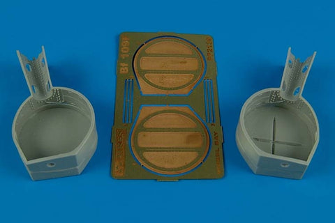 Aires 2139 1/32 Bf 109F wheel bays (For HASEGAWA)