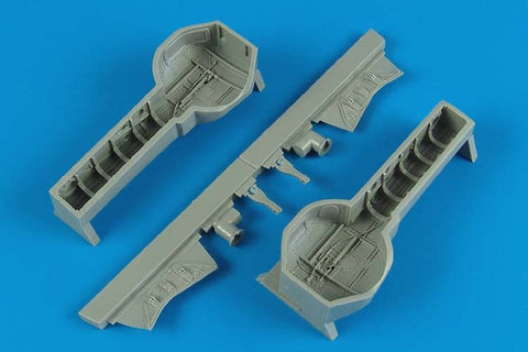 Aires 2160 1/32 A6M5 Zero Fighter wheel bays (For TAMIYA)
