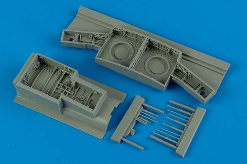 Aires 2165 1/32 F-86F Sabre wheel bays (For KINETIC/ITALERI)