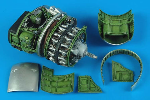 Aires 2167 1/32 P-47D Thunderbolt engine set (For HASEGAWA)
