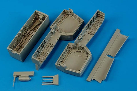 Aires 2182 1/32 F-14 Tomcat wheel bays (For TRUMPETER)