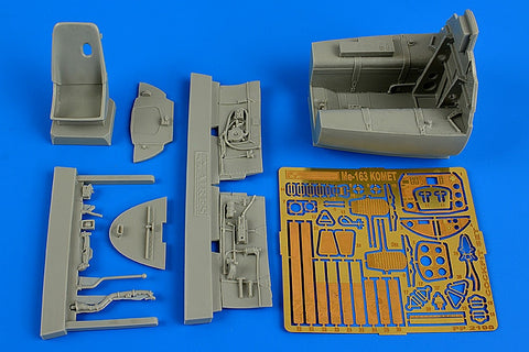 Aires 2198 1/32 Me 163B Komet cockpit set (For MENG)