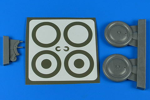 Aires 2258 1/32 K5Y Willow wheels & paint masks (For DOYUSHA)