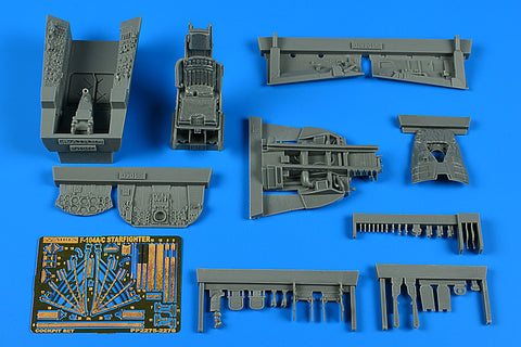 Aires 2275 1/32 F-104C Starfighter cockpit set (For ITALERI)