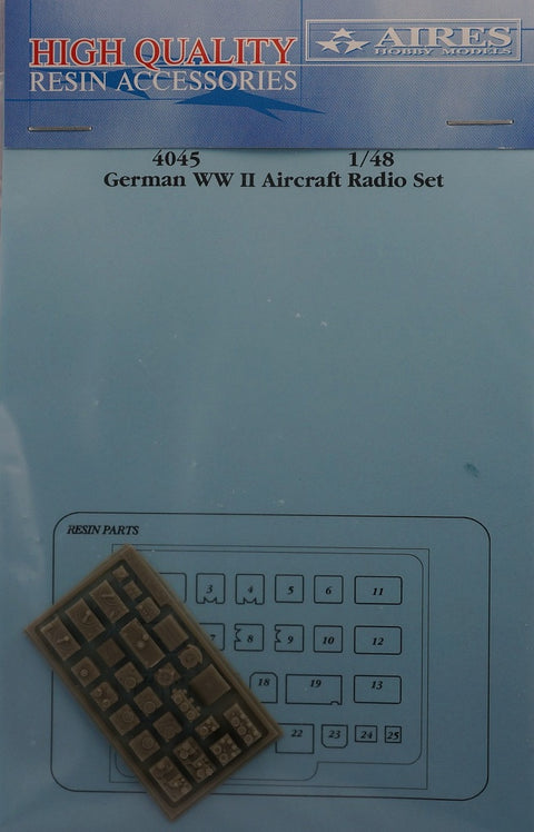 Aires 4045 1/48 German aircrafts radio set