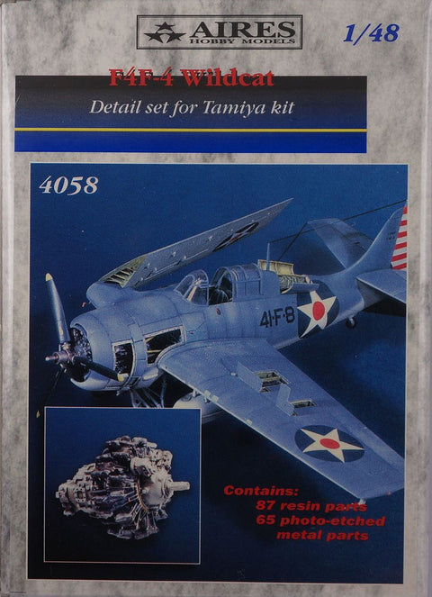 Aires 4058 1/48 F4F-4 Wildcat detail set (For TAMIYA)