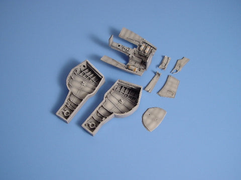 Aires 4087 1/48 Hawker Hunter wheel bays (For ACADEMY)