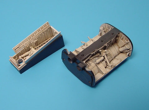 Aires 4173 1/48 F-8 Crusader wheel bays (For HASEGAWA)