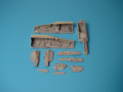Aires 4188 1/48 MIG-29A Fulcrum wheel bays (For ACADEMY)