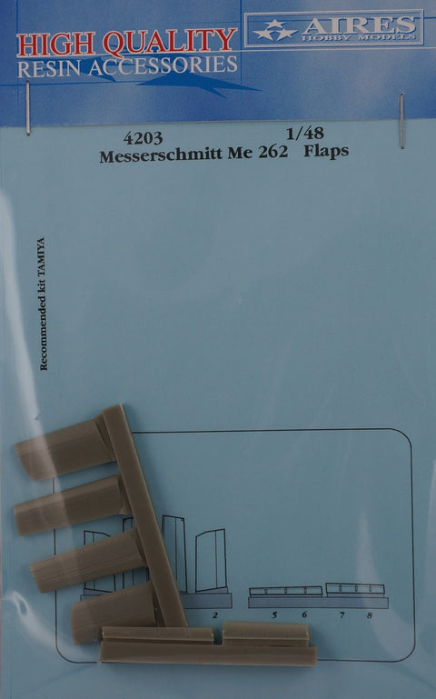 Aires 4203 1/48 Me 262A Schwalbe flaps (For TAMIYA)