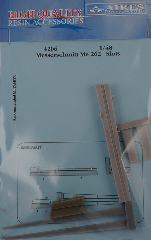 Aires 4206 1/48 Me 262A Schwalbe slots (For TAMIYA)