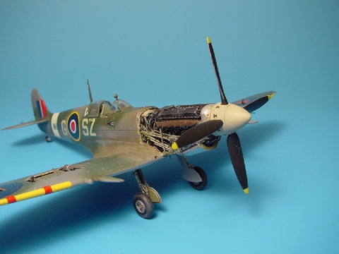 Aires 4210 1/48 Spitfire Mk. IX detail engine set (For HASEGAWA)