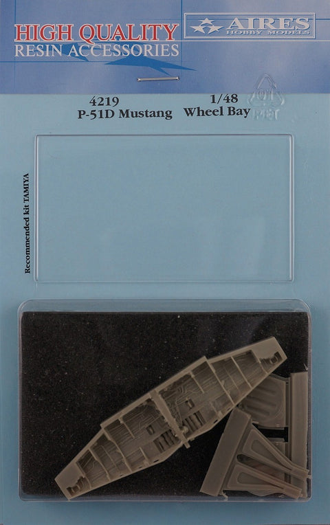 Aires 4219 1/48 P-51D Mustang wheel bays (For TAMIYA)