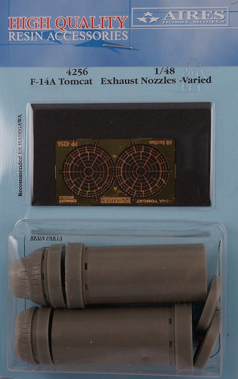 Aires 4256 1/48 F-14A Tomcat exhaust nozzles - varied position (For TAMIYA)