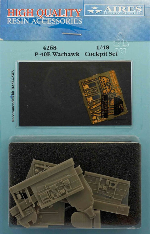 Aires 4268 1/48 P-40E Warhawk cockpit set (For HASEGAWA)