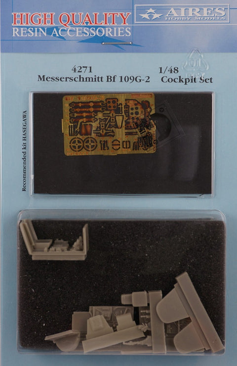Aires 4271 1/48 Bf 109G-2 cockpit set (For HASEGAWA)