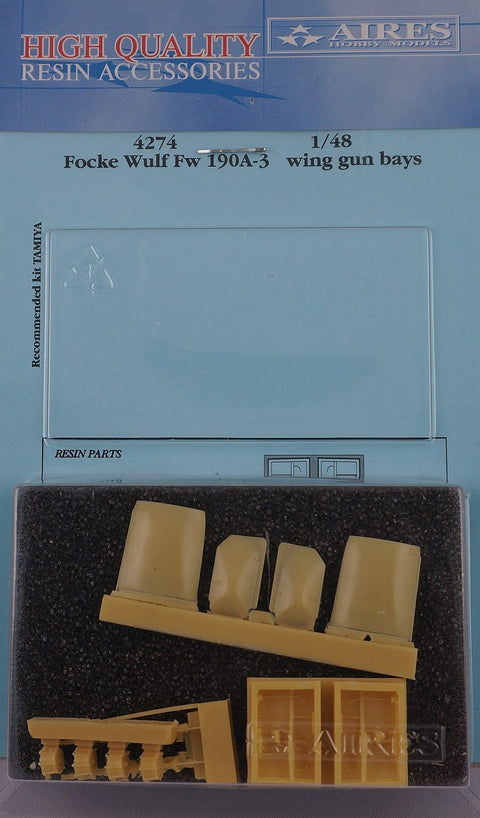 Aires 4274 1/48 Fw 190A-3 wing gun bays (For HASEGAWA)