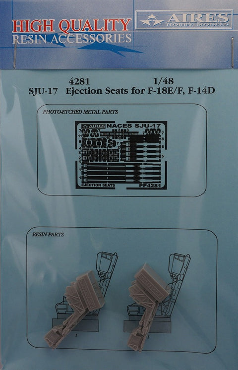 Aires 4281 1/48 SJU-17 ejection seats - (for F-18E/F, F-14D versions)