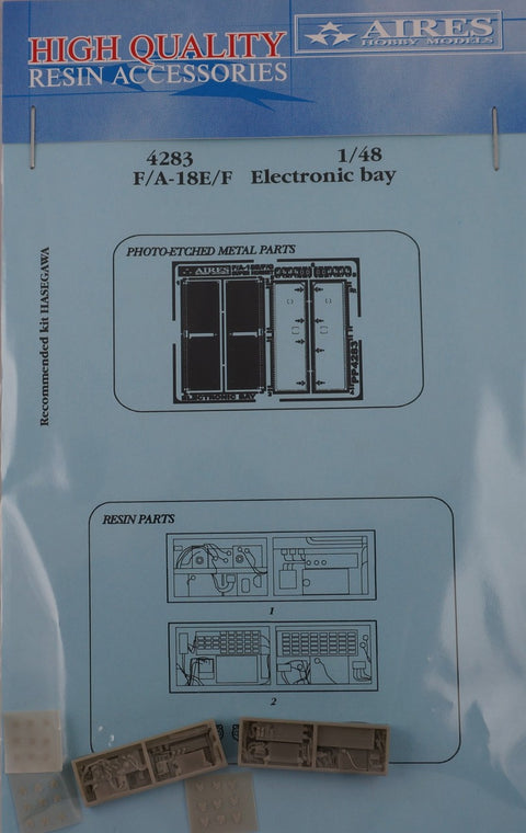 Aires 4283 1/48 F/A-18E/F Super Hornet electronic bays (For HASEGAWA)