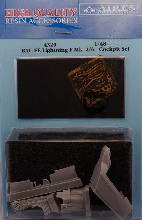 Aires 4320 1/48 BAE Lightning F Mk. 2/6 cockpit set (For AIRFIX)
