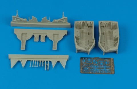 Aires 4357 1/48 F6F-3/5 Hellcat wheel bays (For EDUARD)
