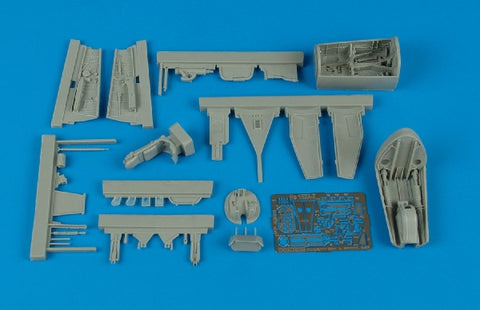 Aires 4359 1/48 He 162A cockpit set & wheel bays (For TAMIYA)