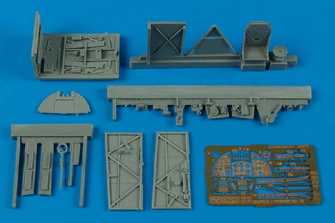 Aires 4366 1/48 Hawker Typhoon Mk.IB car door cockpit set (For HASEGAWA)