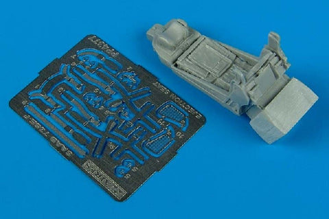 Aires 4377 1/48 Saab 73SE-F ejection seat - (for J35 Draken) (For HASEGAWA)