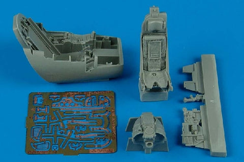 Aires 4381 1/48 J35Ö Draken cockpit set (For HASEGAWA)