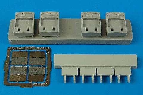 Aires 4391 1/48 J35 Draken speed brakes (For HASEGAWA)