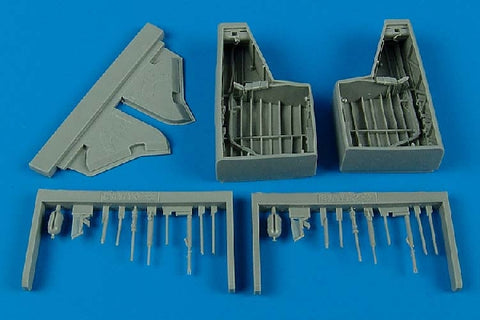 Aires 4399 1/48 Hawker Typhoon wheel bays (For HASEGAWA)