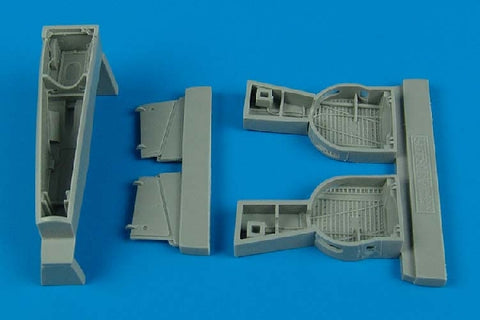 Aires 4420 1/48 P-39 Airacobra wheel bays (For HASEGAWA)