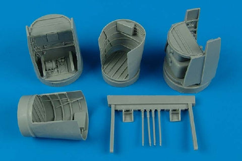 Aires 4426 1/48 He 219A-7 Uhu main wheel bays (For TAMIYA)