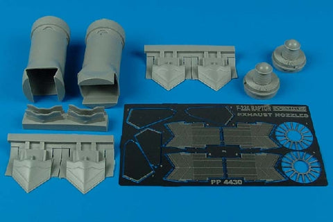 Aires 4430 1/48 F/A-22A Raptor exhaust nozzles (For ACADEMY)