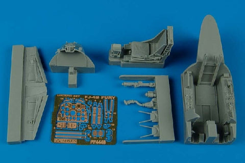 Aires 4448 1/48 FJ-4B Fury cockpit set (For HOBBY BOSS)