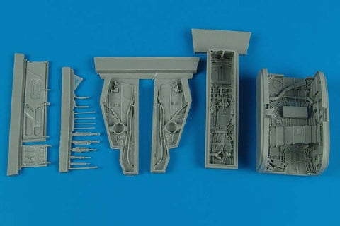 Aires 4457 1/48 F-100C/D Super Sabre wheel bays (For TRUMPETER)
