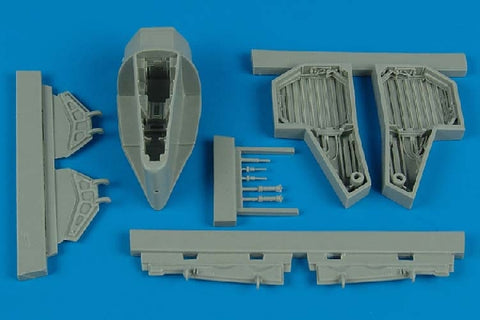 Aires 4475 1/48 F-84F Thunderstreak wheel bays (For KINETIC)