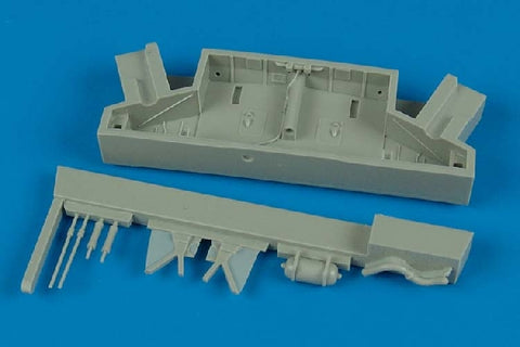 Aires 4478 1/48 Hawker Hurricane wheel bays (For HASEGAWA)