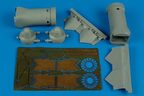 Aires 4481 1/48 F/A-22A Raptor exhaust nozzles - closed position (For HASEGAWA)