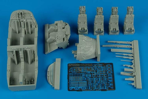 Aires 4485 1/48 EA-6B Prowler ICAP-2 cockpit set - (early version) (For KINETIC)